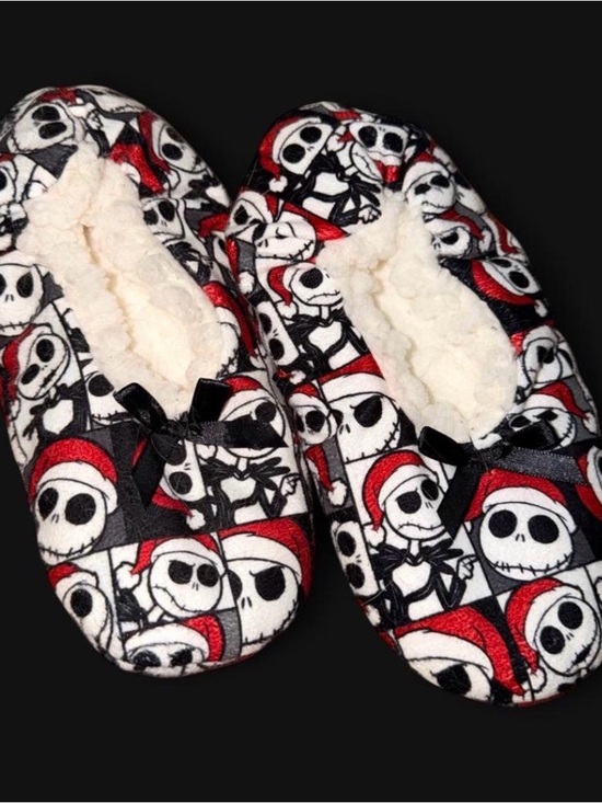 Shoes - Disney Nightmare Before Christmas Jack Skellington Slippers Size Small